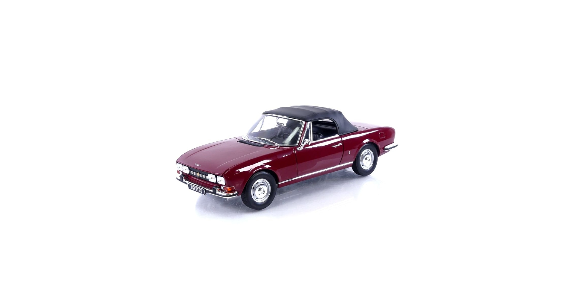 Norev - Peugeot 504 Cabriolet 1969 Andalou Red 1:18